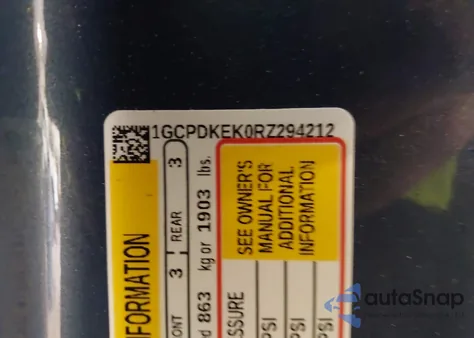 2024 Chevrolet Silverado 1500 4Wd Short Bed Lt With 2Fl from USA, damaged, VIN 1GCPDKEK0RZ294212